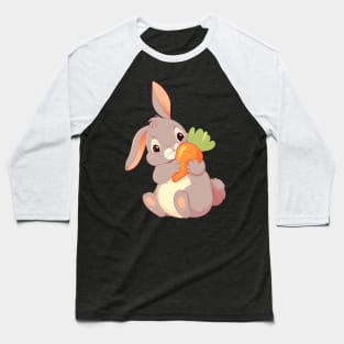 Cute bunny with carrot Baseball T-Shirt